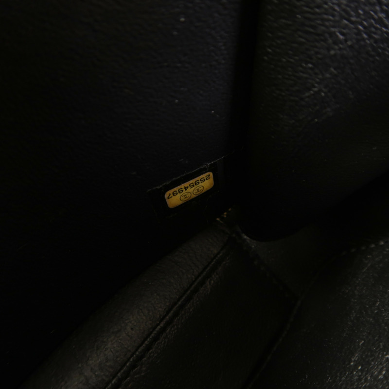 CHANEL 牛皮皮革Vanity Case金扣手挽肩背兩用袋-7