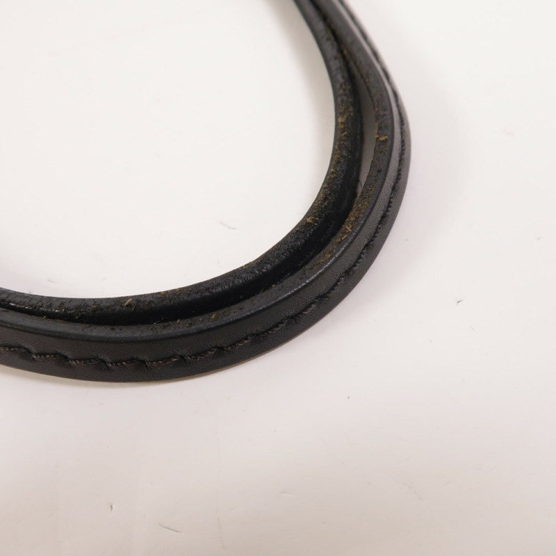 CHANEL 牛皮皮革Tote Bag銀扣肩背袋-12