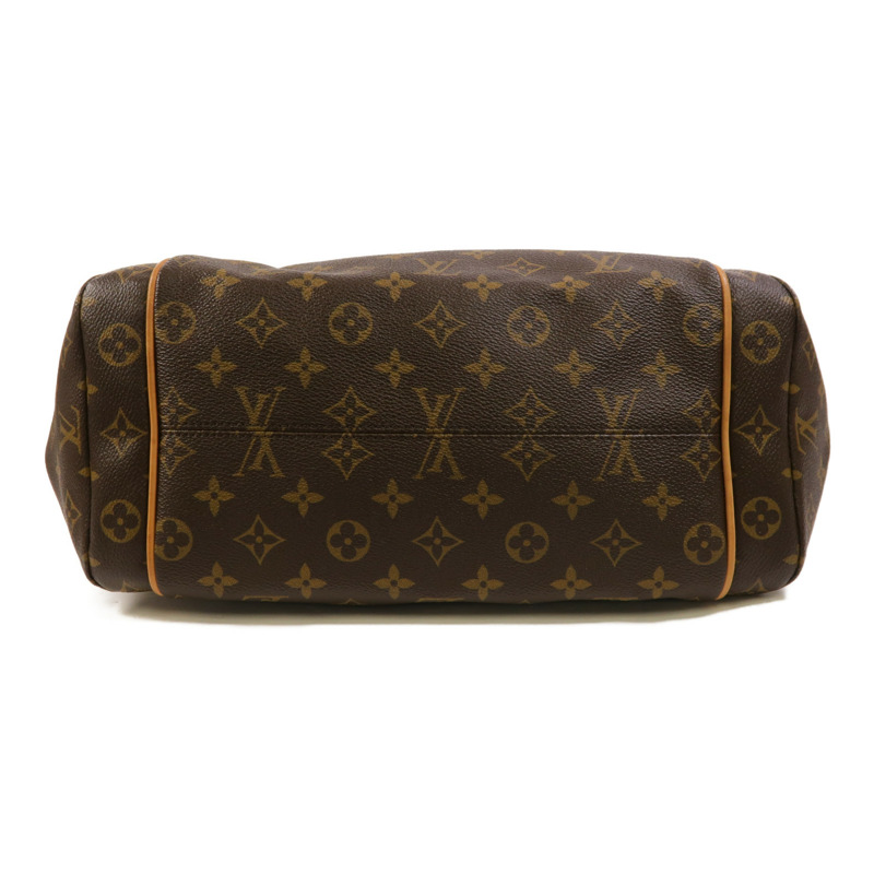 LOUIS VUITTON Monogram Totally PM金扣肩背袋/手挽袋棕色-3
