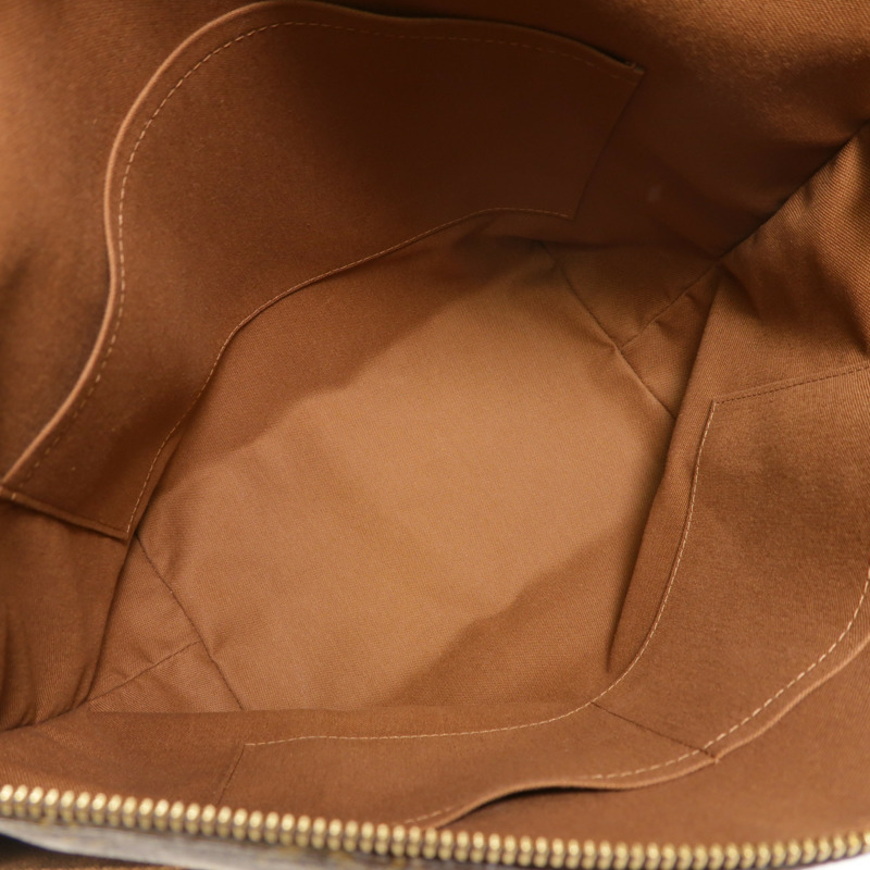 LOUIS VUITTON Monogram Totally PM金扣肩背袋/手挽袋棕色-4
