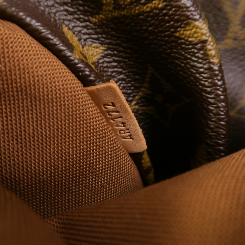 LOUIS VUITTON Monogram Totally PM金扣肩背袋/手挽袋棕色-7