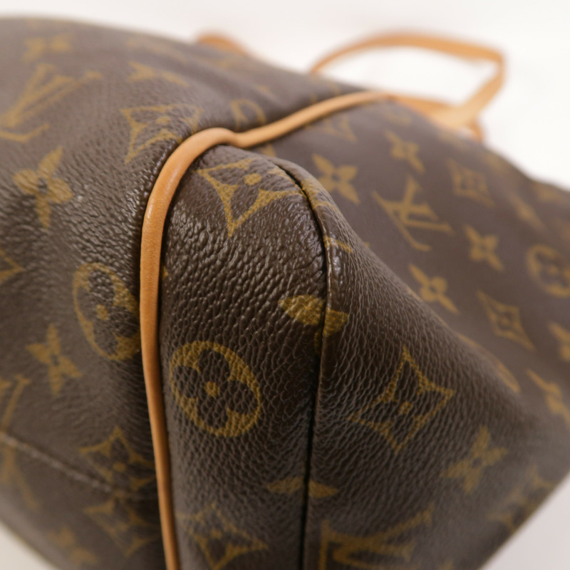 LOUIS VUITTON Monogram Totally PM金扣肩背袋/手挽袋棕色-9