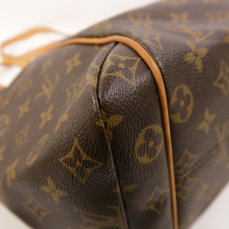 LOUIS VUITTON Monogram Totally PM金扣肩背袋/手挽袋棕色-10