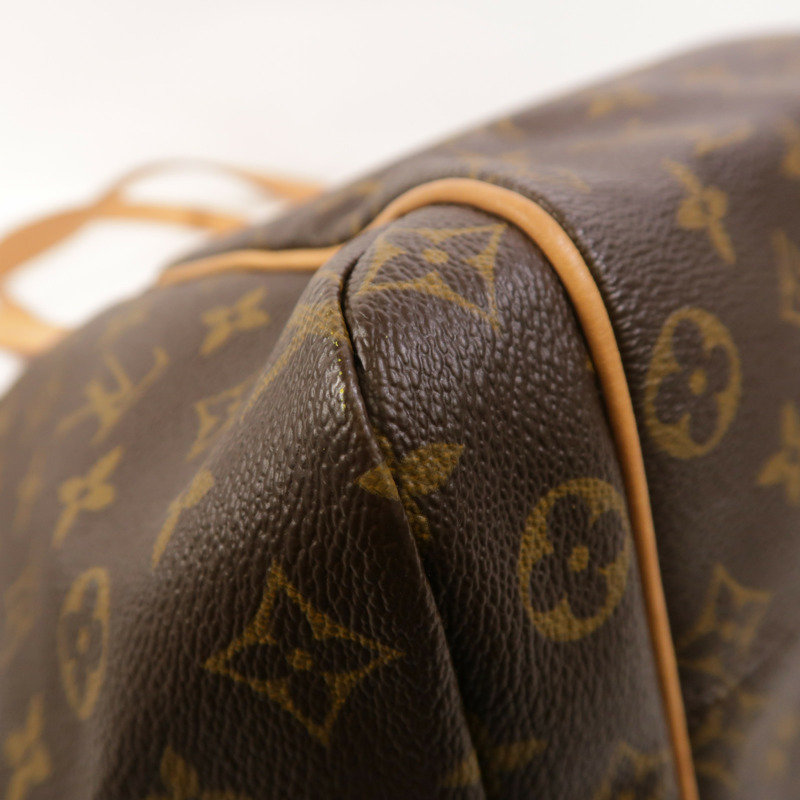 LOUIS VUITTON Monogram Totally PM金扣肩背袋/手挽袋棕色-12