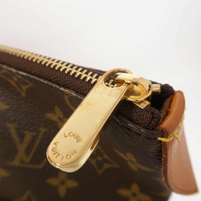 LOUIS VUITTON Monogram Totally PM金扣肩背袋/手挽袋棕色-16
