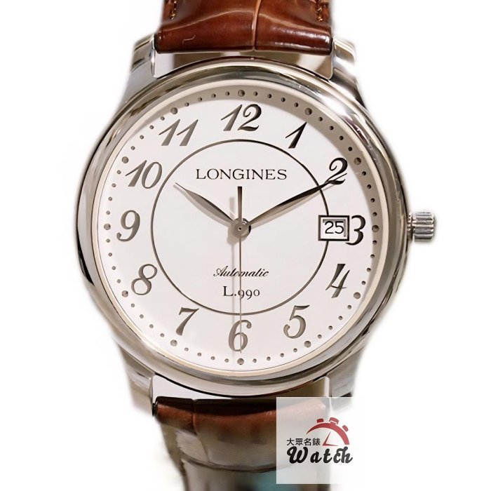 【大眾名錶】LONGINES浪琴 Heritage 復刻系列 L2.632.6.78.2 白面數字標 B1158-0