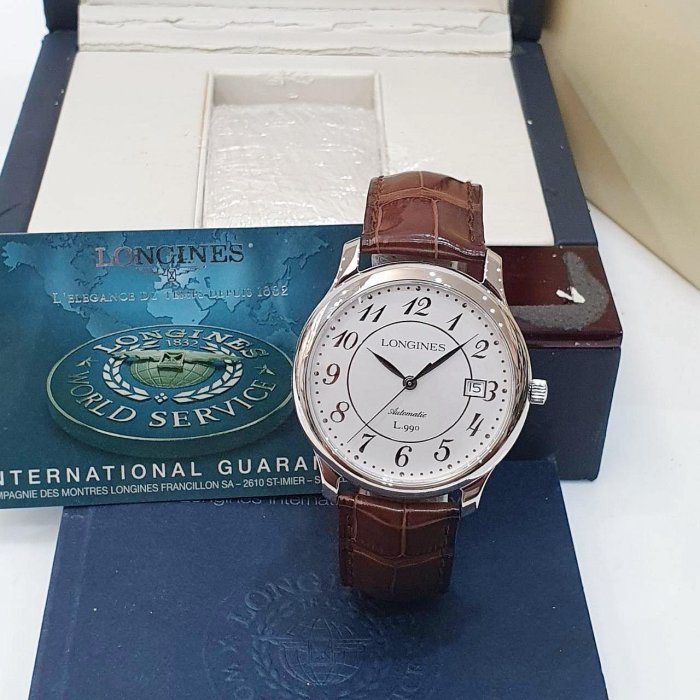 【大眾名錶】LONGINES浪琴 Heritage 復刻系列 L2.632.6.78.2 白面數字標 B1158-1