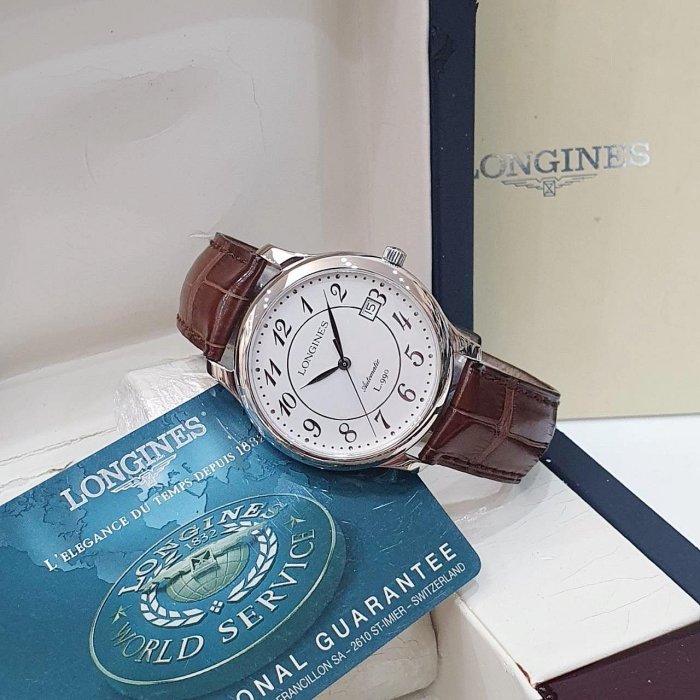 【大眾名錶】LONGINES浪琴 Heritage 復刻系列 L2.632.6.78.2 白面數字標 B1158-2