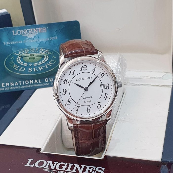 【大眾名錶】LONGINES浪琴 Heritage 復刻系列 L2.632.6.78.2 白面數字標 B1158-3