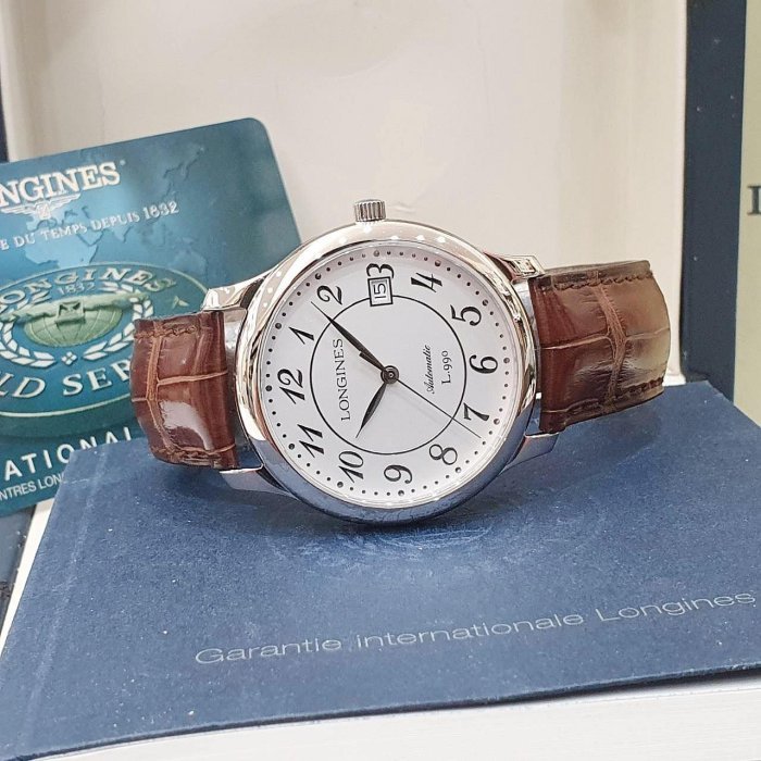 【大眾名錶】LONGINES浪琴 Heritage 復刻系列 L2.632.6.78.2 白面數字標 B1158-4