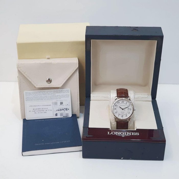 【大眾名錶】LONGINES浪琴 Heritage 復刻系列 L2.632.6.78.2 白面數字標 B1158-9