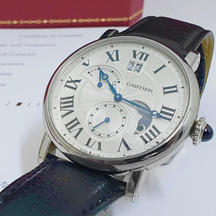 【大眾名錶】Cartier卡地亞 ROTONDE DE CARTIER系列 W1556368白羅馬面盤2017/11 B807-4