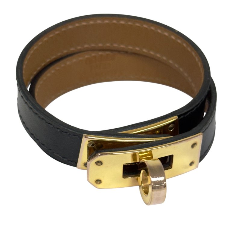 HERMES Kelly 雙圈 皮手帶 Y刻-7