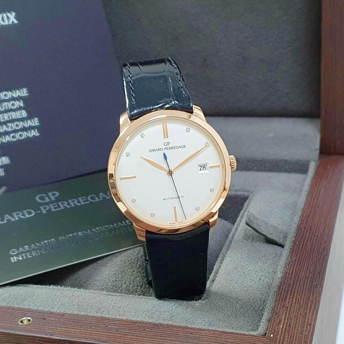 【大眾名錶】GIRARD-PERREGAUX芝柏錶 49525-52-1A1 1966系列 18K B1159-1