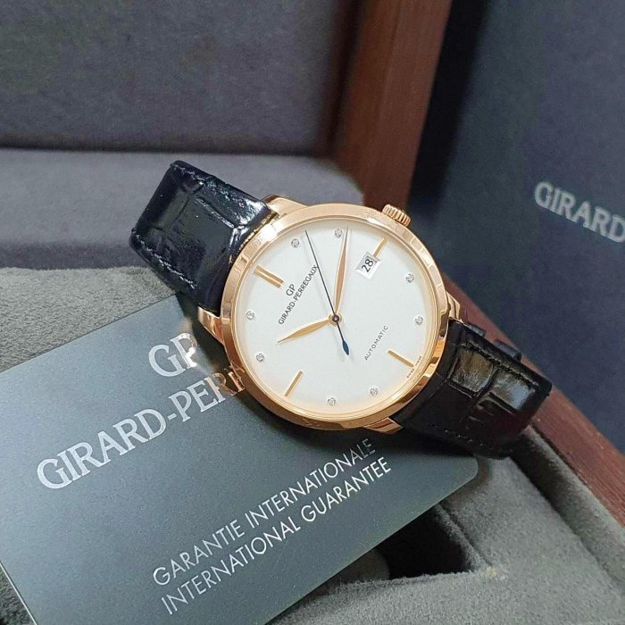【大眾名錶】GIRARD-PERREGAUX芝柏錶 49525-52-1A1 1966系列 18K B1159-2
