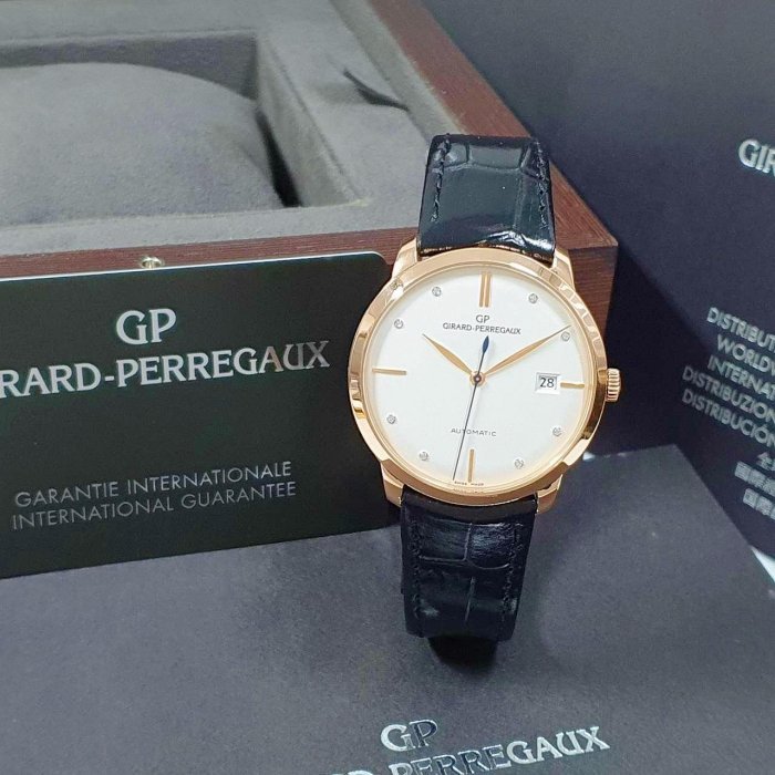 【大眾名錶】GIRARD-PERREGAUX芝柏錶 49525-52-1A1 1966系列 18K B1159-3