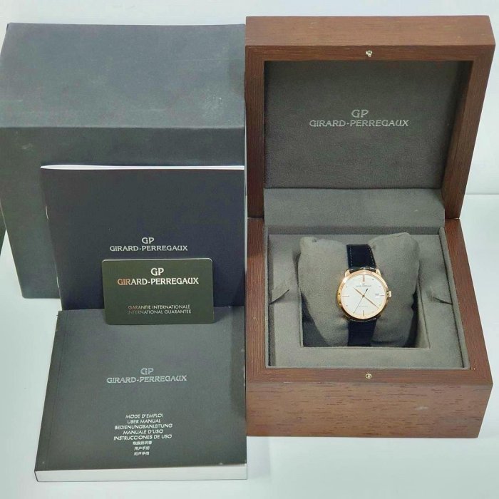 【大眾名錶】GIRARD-PERREGAUX芝柏錶 49525-52-1A1 1966系列 18K B1159-8