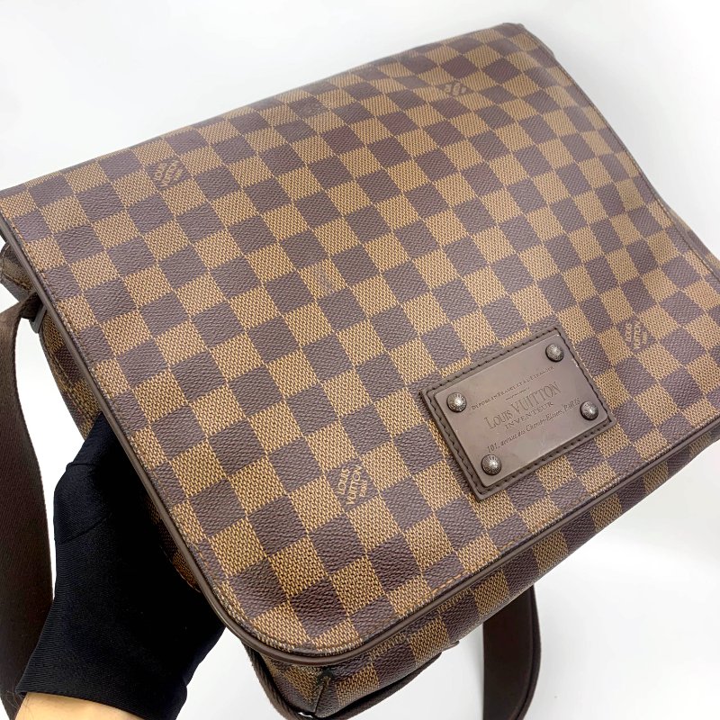 Louis Vuitton 經典棋盤格翻蓋郵差包,DISTRICT,路易威登,LV,斜背包,真品,正品,現貨,免運-8