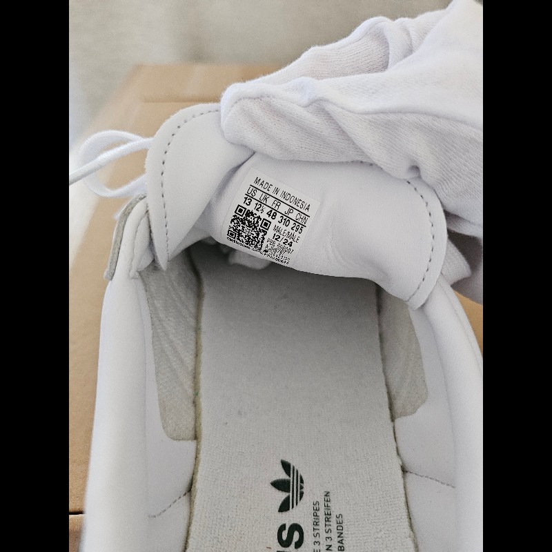 Adidas 愛迪達 Samba OG 男鞋 白綠焦
糖底
Size US13-7