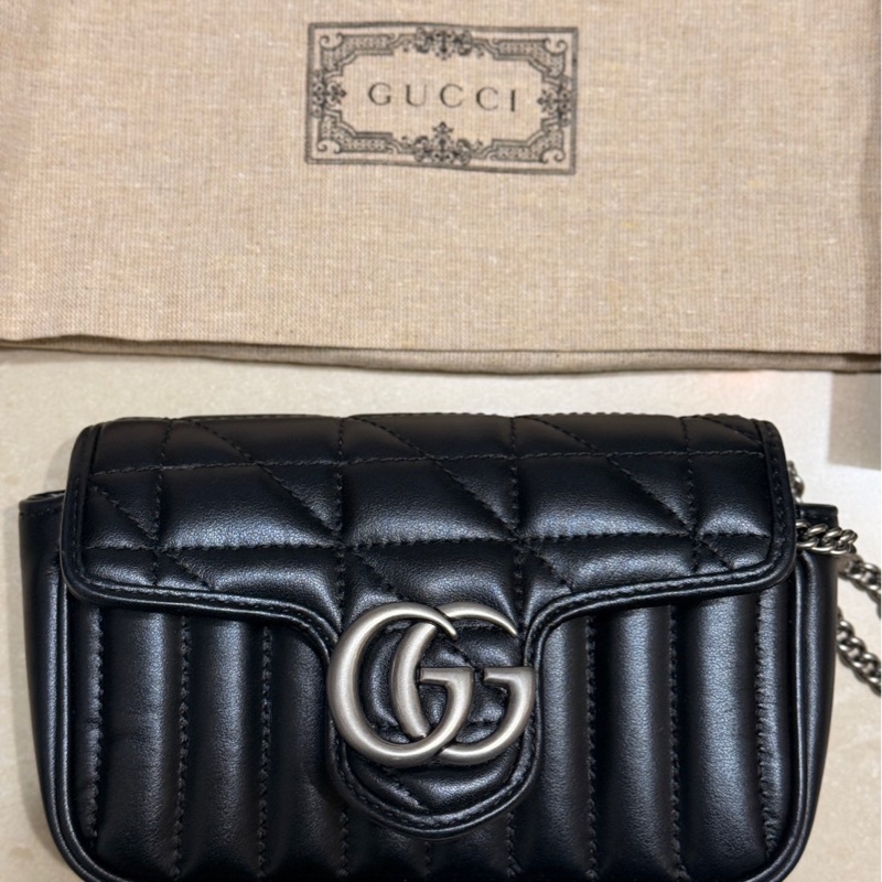 經典GG Marmont 絎縫系列小鏈條包-5