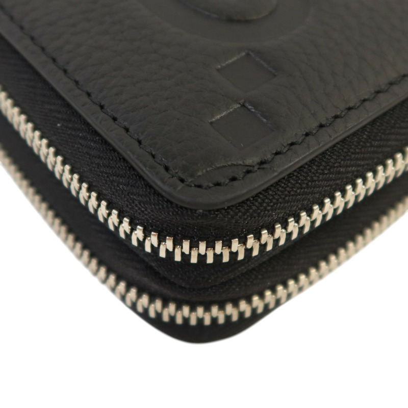 GUCCI 牛皮皮革GG Travel Document Case銀扣手挽袋-10