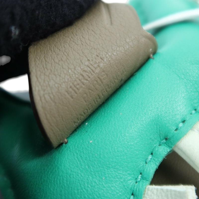 HERMES Milo皮革Rodeo Pegase PM掛飾Menthe/Vert Fizz/Eto-5