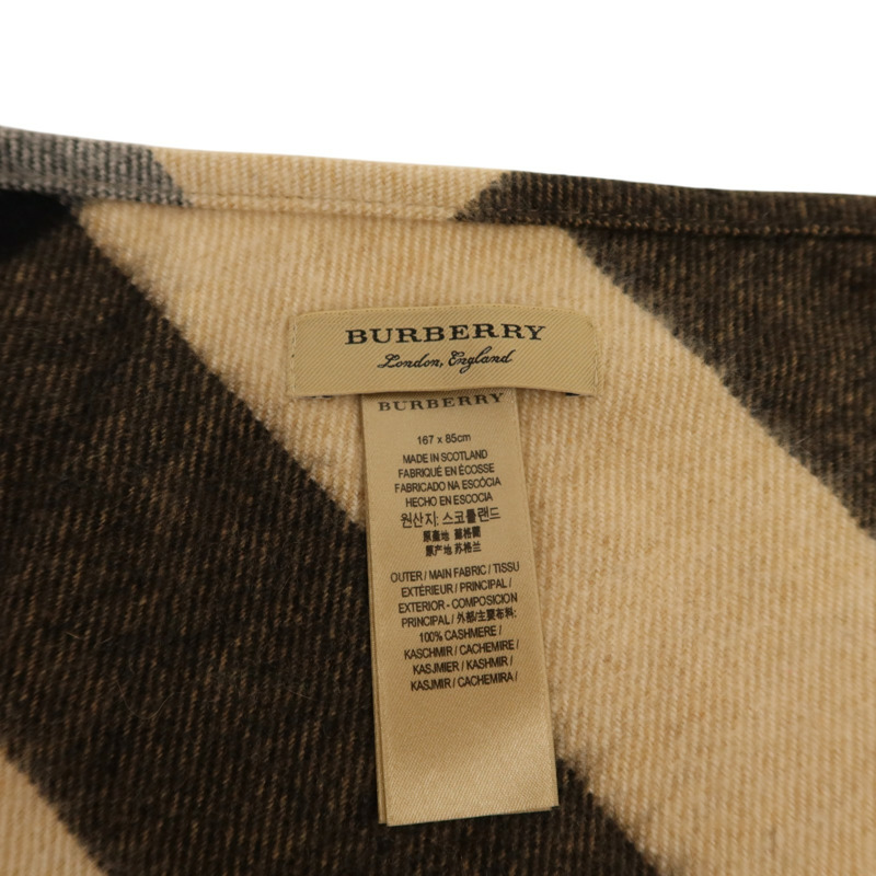 BURBERRY 羊絨Scarf 167x85cm圍巾-6