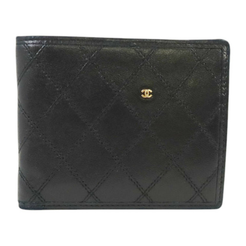 CHANEL 羊皮皮革Vintage Bifold Wallet錢包