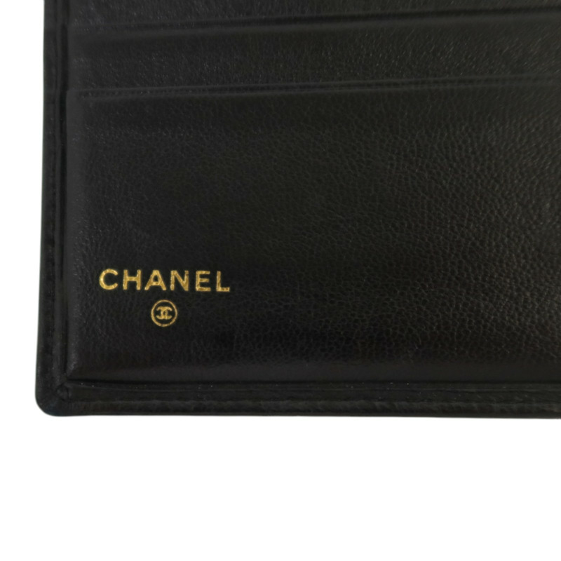CHANEL 羊皮皮革Vintage Bifold Wallet錢包-7