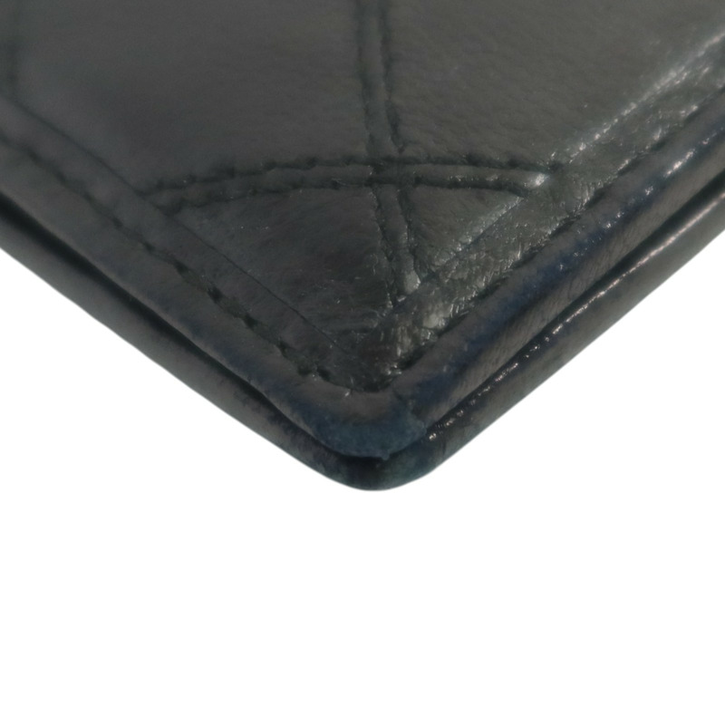 CHANEL 羊皮皮革Vintage Bifold Wallet錢包-12