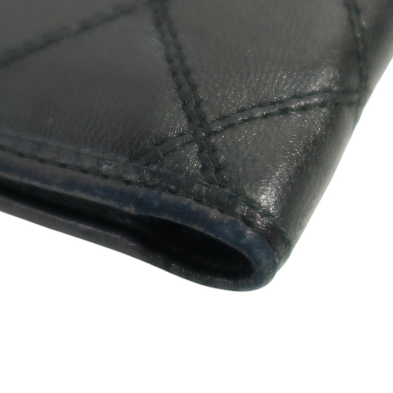 CHANEL 羊皮皮革Vintage Bifold Wallet錢包-13