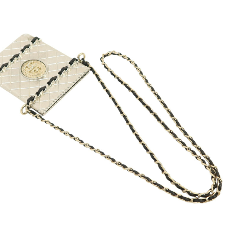 CHANEL 金屬Card Case With Chain金扣卡片套-4