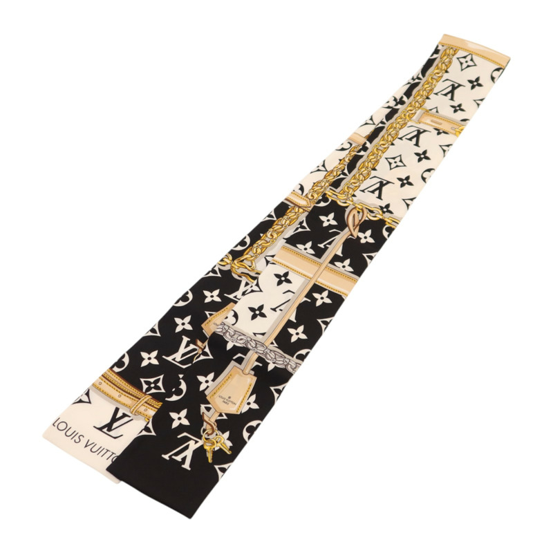 LOUIS VUITTON 絲質Monogram Confidential Bandeau絲巾-1