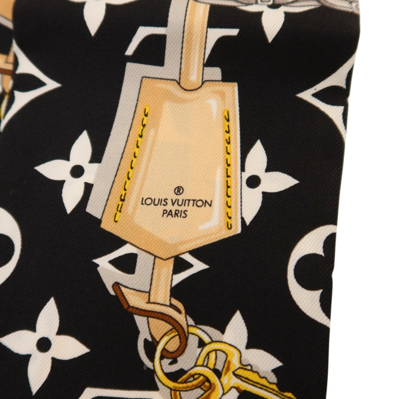 LOUIS VUITTON 絲質Monogram Confidential Bandeau絲巾-4