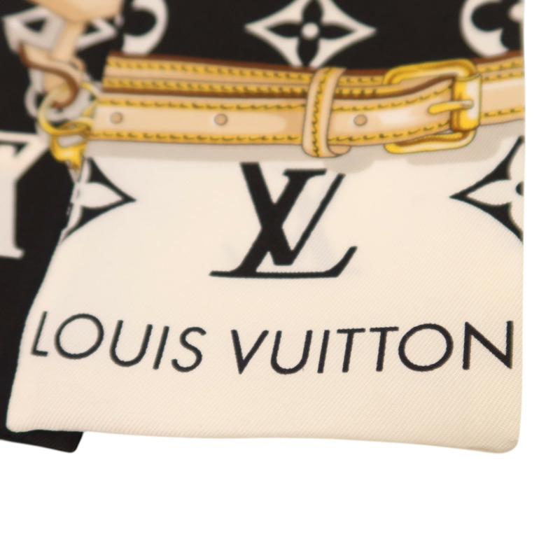 LOUIS VUITTON 絲質Monogram Confidential Bandeau絲巾-5