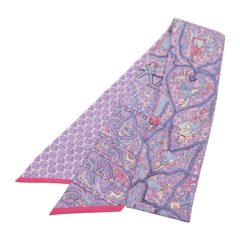 HERMES 絲質Maxi Twilly Slim絲巾