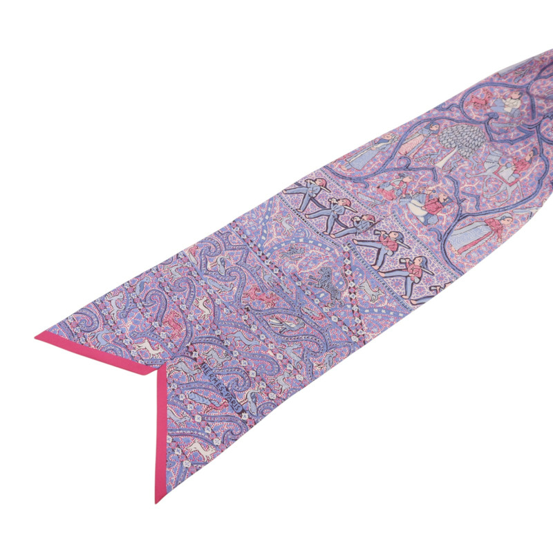 HERMES 絲質Maxi Twilly Slim絲巾-2