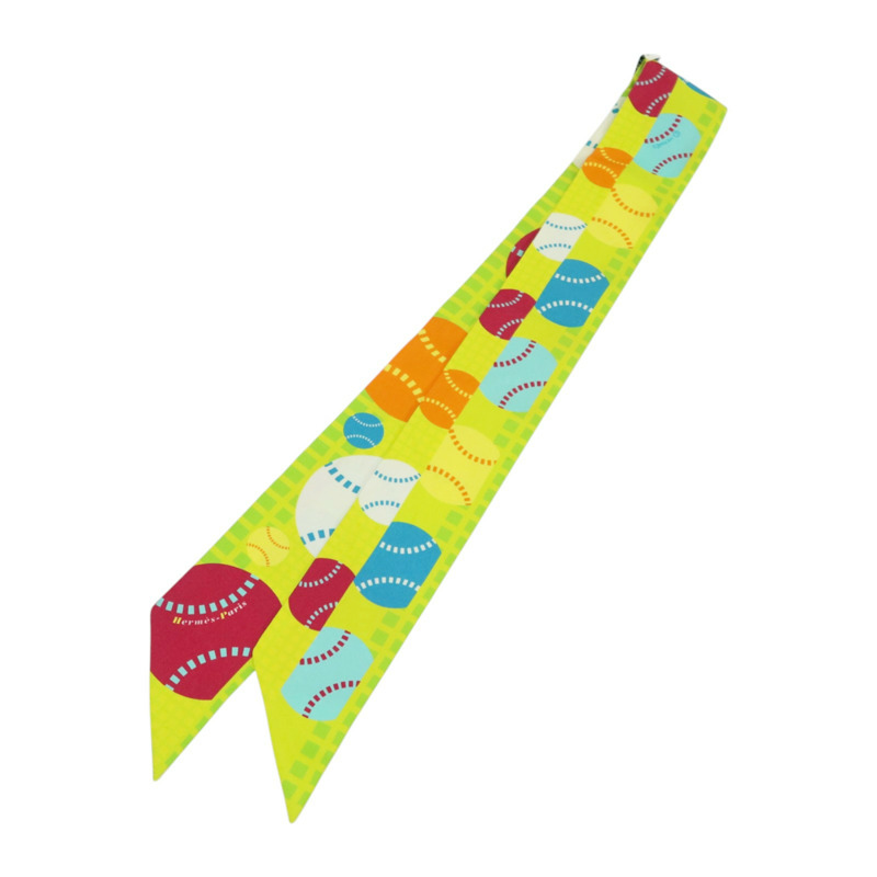 HERMES 絲質Twilly絲巾-1