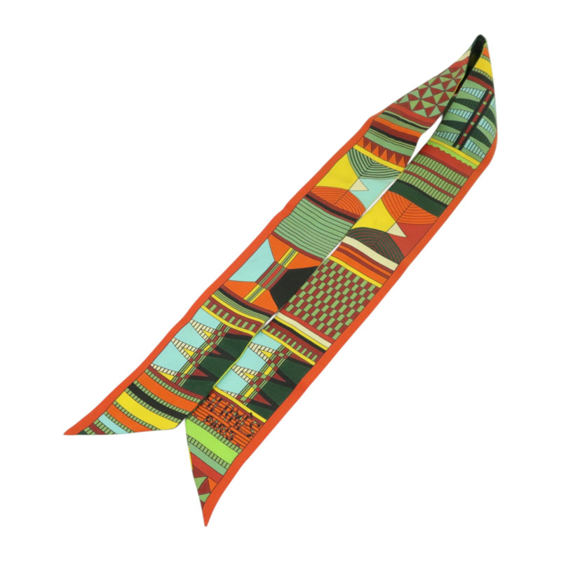 HERMES 絲質Twilly絲巾-2