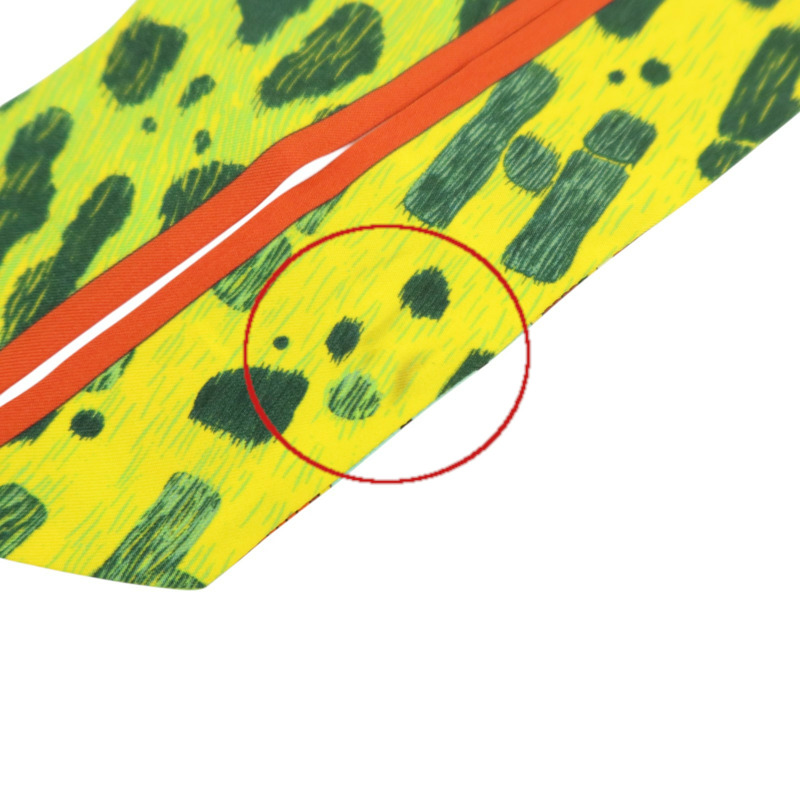 HERMES 絲質Twilly絲巾-4