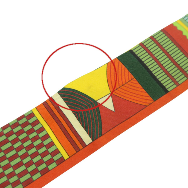 HERMES 絲質Twilly絲巾-8