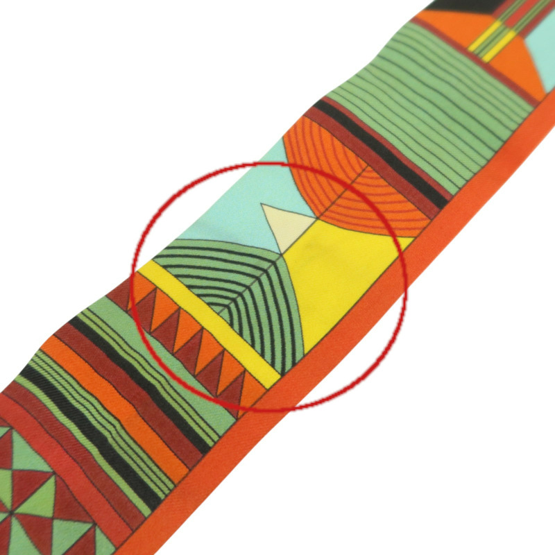 HERMES 絲質Twilly絲巾-9