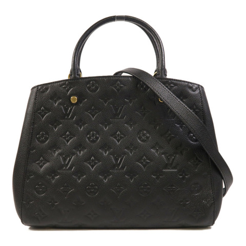 LOUIS VUITTON Monogram Empreinte Montaigne MM手挽肩背兩用袋