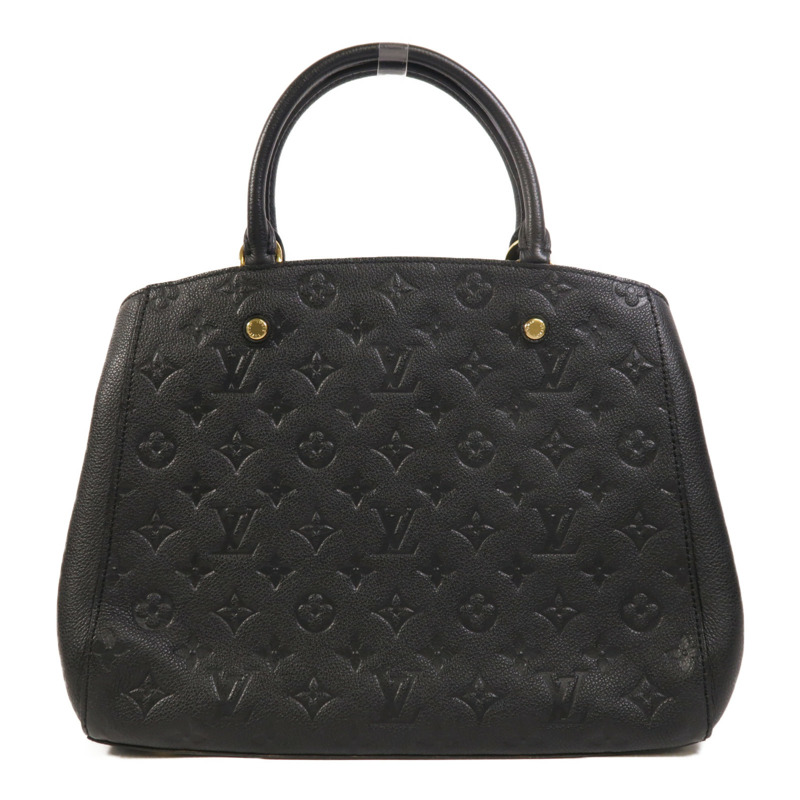 LOUIS VUITTON Monogram Empreinte Montaigne MM手挽肩背兩用袋-1