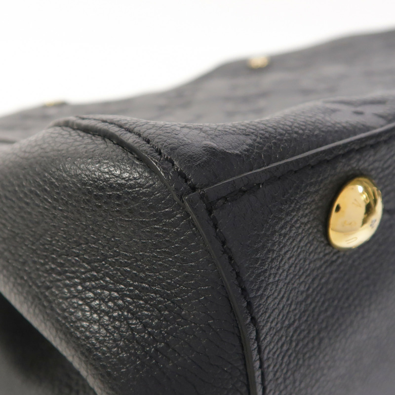 LOUIS VUITTON Monogram Empreinte Montaigne MM手挽肩背兩用袋-11