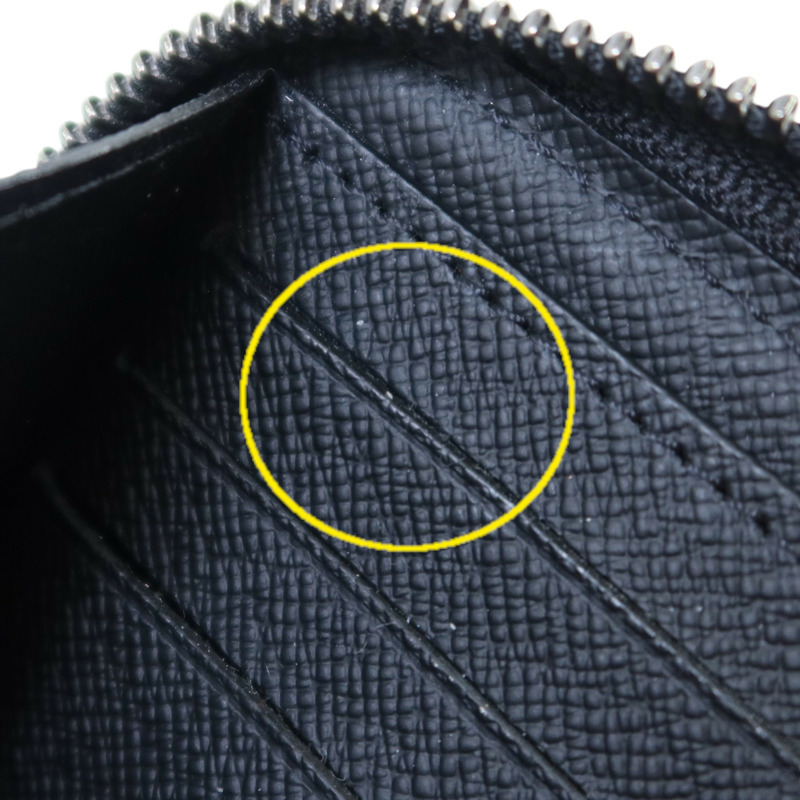 LOUIS VUITTON Monogram Eclipse Zippy Wallet Horizontal銀扣長錢包-14
