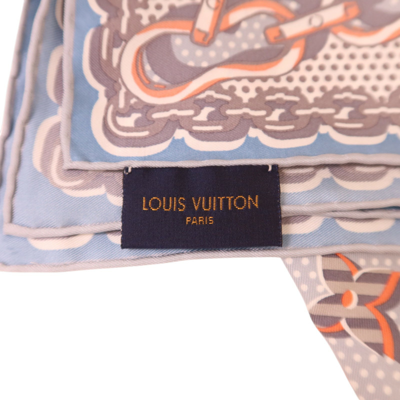 LOUIS VUITTON 絲質Pop Monogram Scarf 88x88絲巾-6