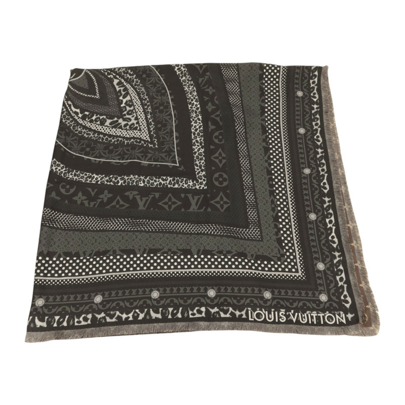 LOUIS VUITTON 絲質Scarf 120x120絲巾-1