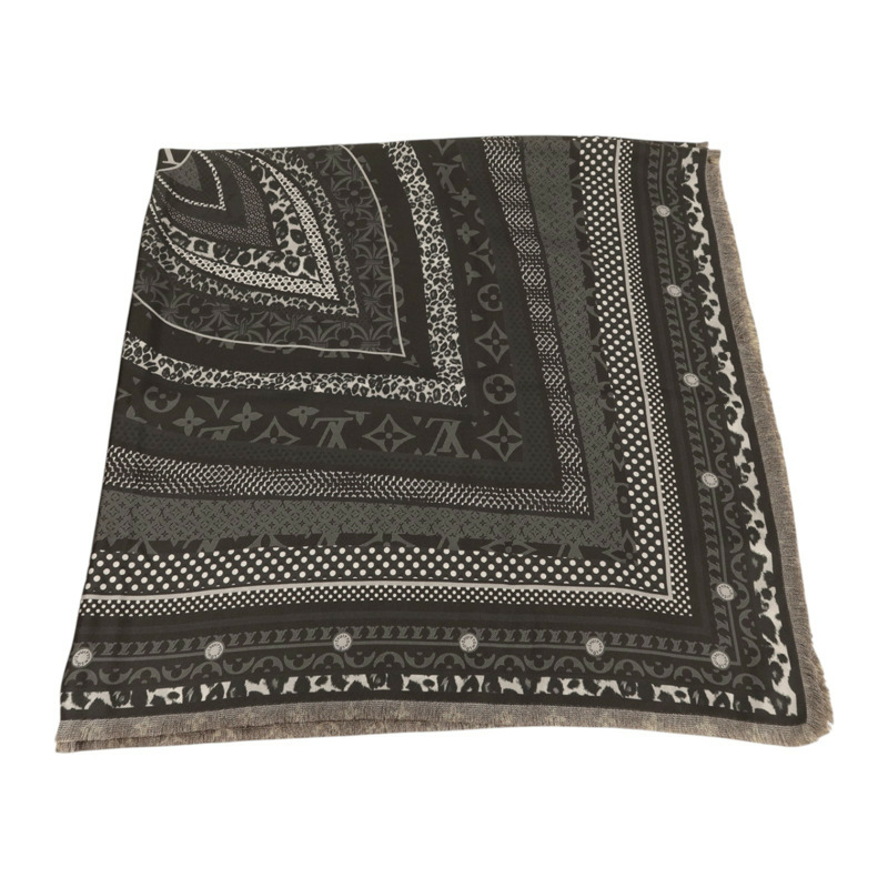 LOUIS VUITTON 絲質Scarf 120x120絲巾-3