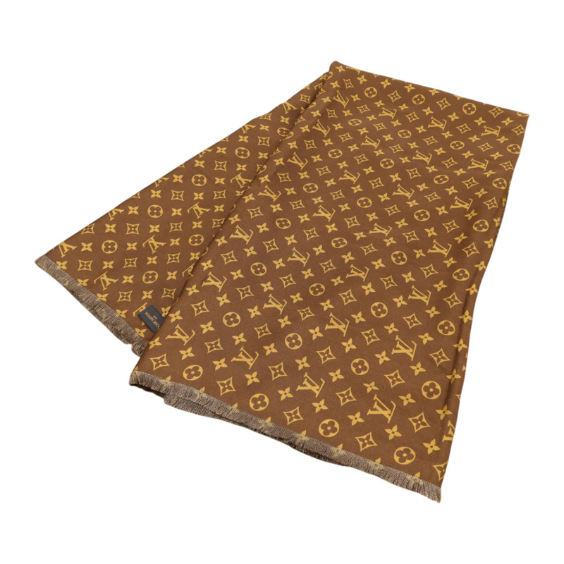 LOUIS VUITTON 絲質Scarf 120x120絲巾-10